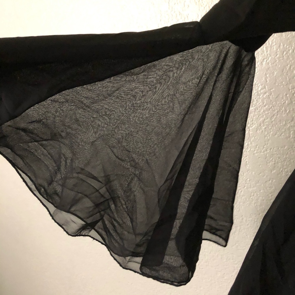 Flowy black blouse